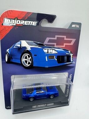 Majorette 2025 Collector Series Blue 1985 Chevrolet Camaro 1:64 Scale
